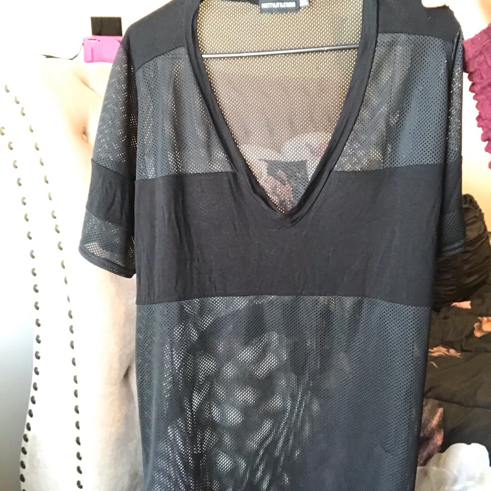 Black Prettylittlething Cover Up
